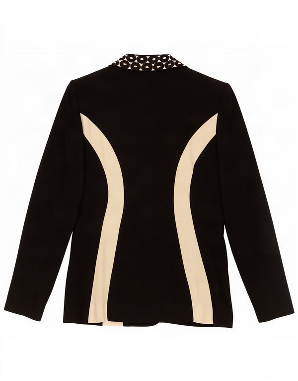 Jachetă Rebecca pentru femei cu 1 nasture IT 42 Medium Black Colorblock