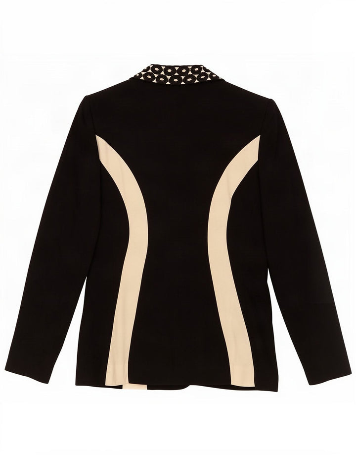 Jachetă Rebecca pentru femei cu 1 nasture IT 42 Medium Black Colorblock