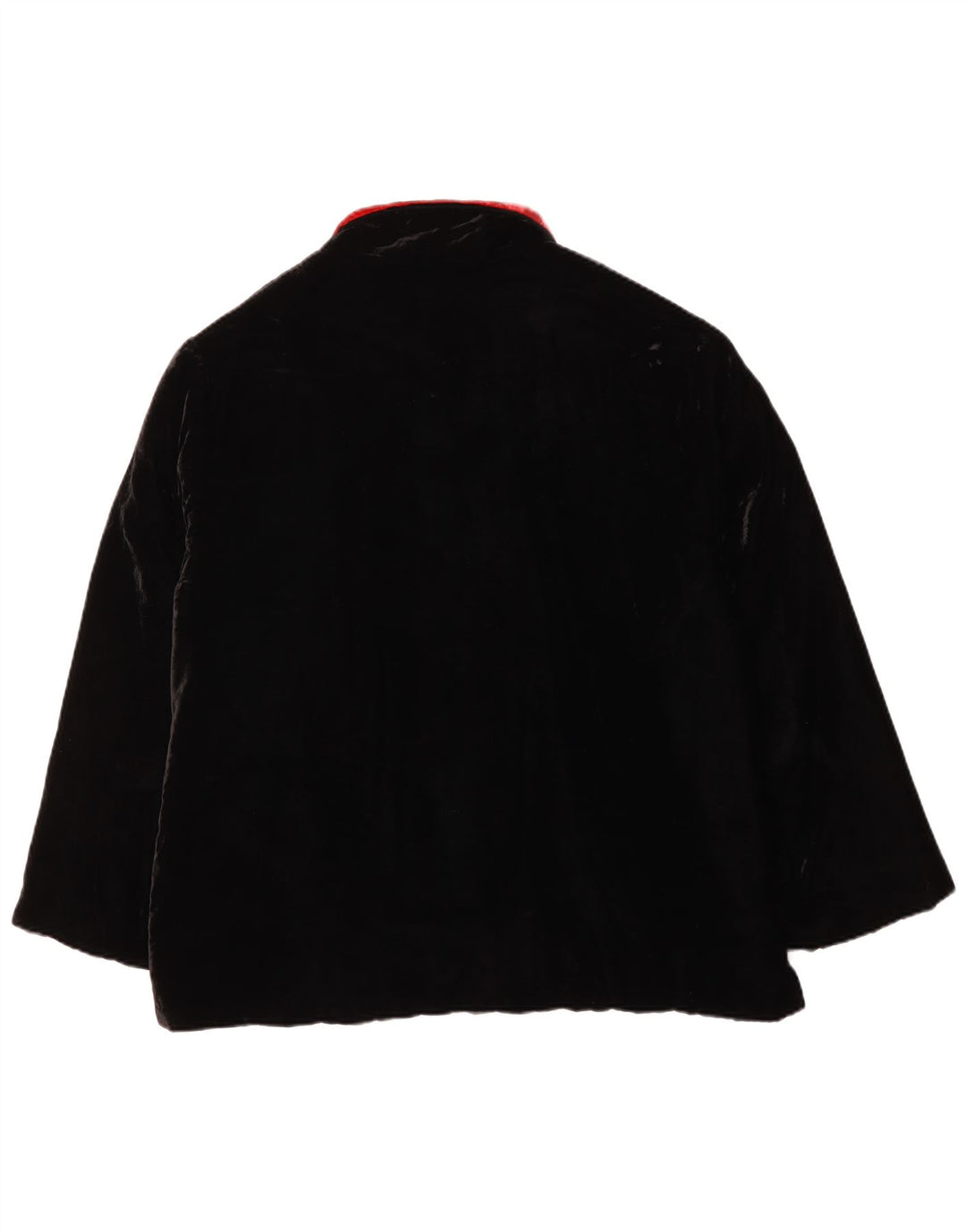 Jachetă bomber din catifea pentru femei VINTAGE UK 20 2XL Negru