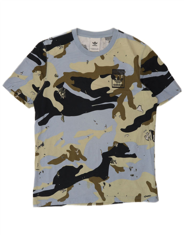 Tricou pentru bărbați Adidas Top Mediu Multicolor Camuflage Bumbac