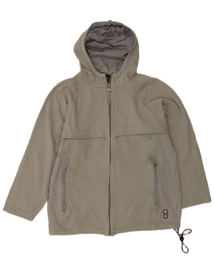 Pulover pentru bărbați CHAMPION, cu fermoar, bumbac, gri mediu