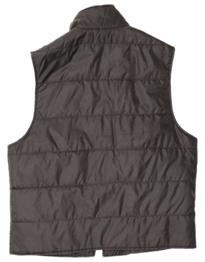 Gilet căptușit vintage pentru femei IT 52 XL poliester negru