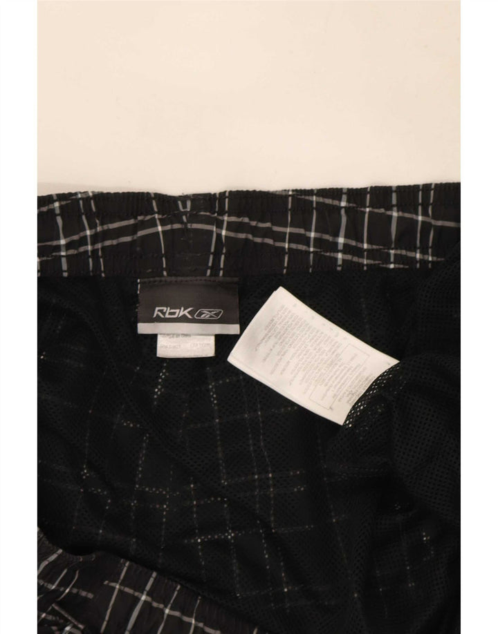 Pantaloni scurți de înot Reebok pentru bărbați 2XL, poliester negru check