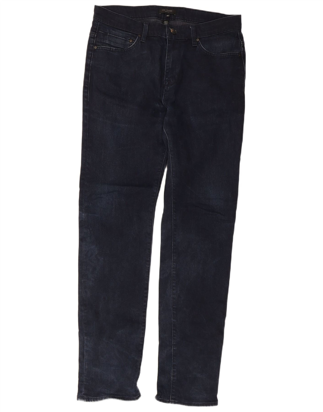Blugi slim pentru bărbați Ted Baker W32 L31 bumbac bleumarin
