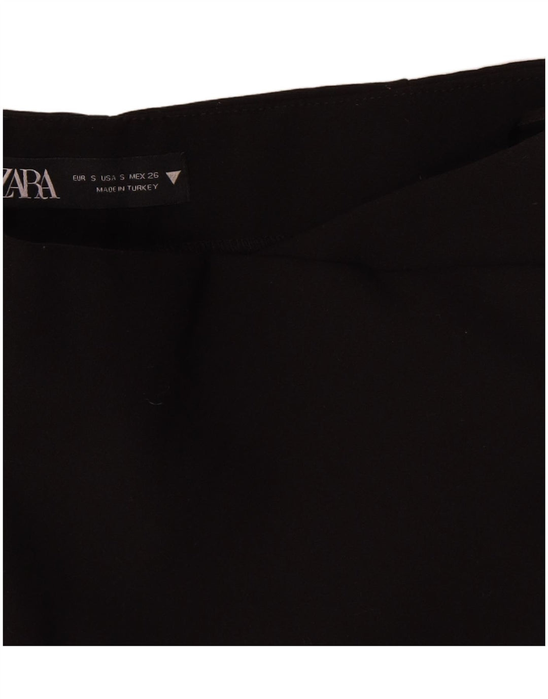 Pantaloni scurți casual pentru damă Zara Mici W26 Poliester negru