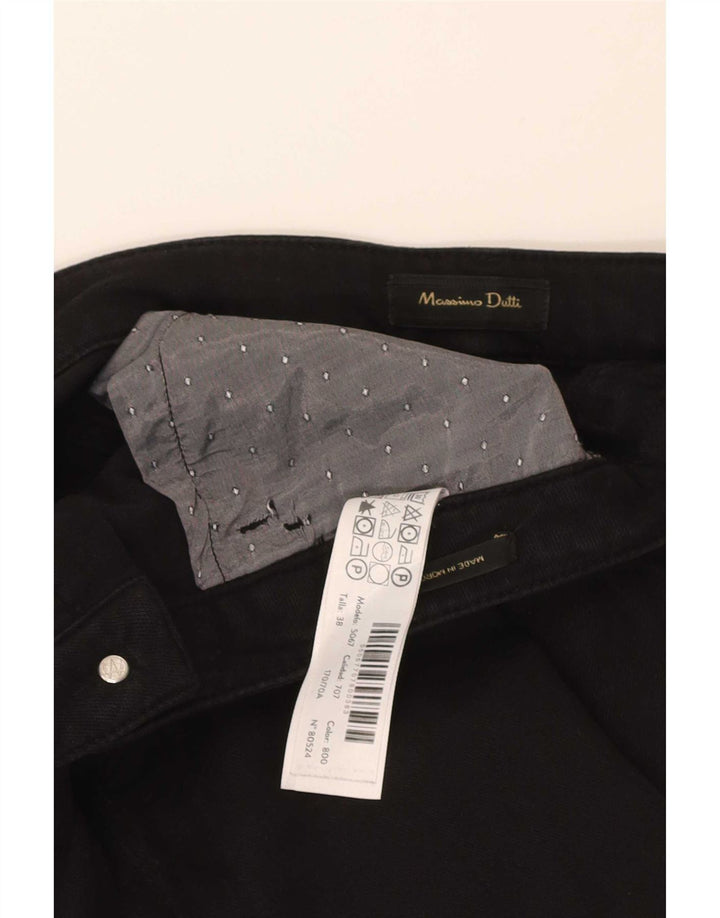 Massimo Dutti Blugi subțiri de damă EU 38 Mici W28 L28 Negri