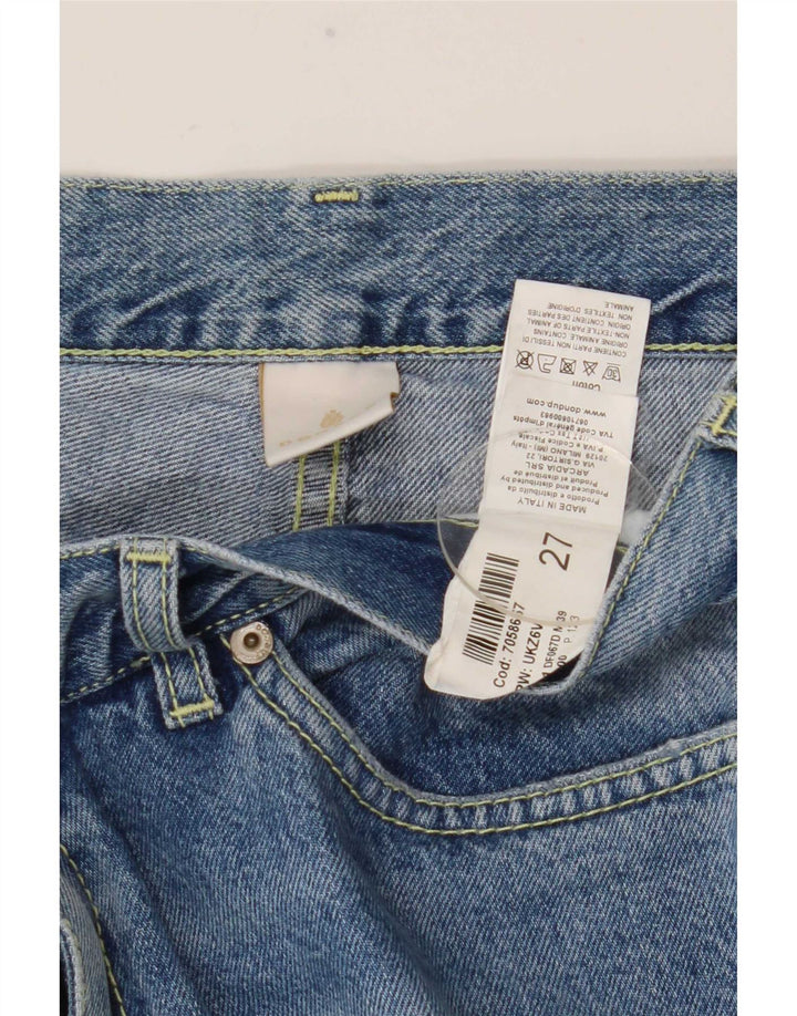 Dondup Blugi Distressed drepte pentru femei W27 L28 Bumbac albastru