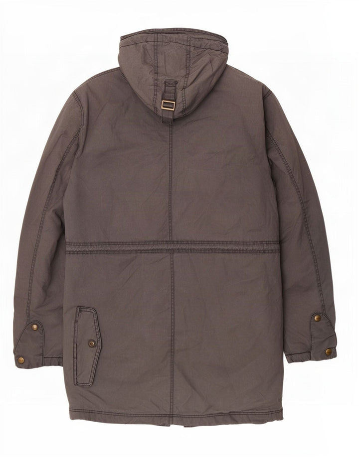 Jack & Jones jachetă parka cu glugă pentru bărbați UK 42 XL poliester gri