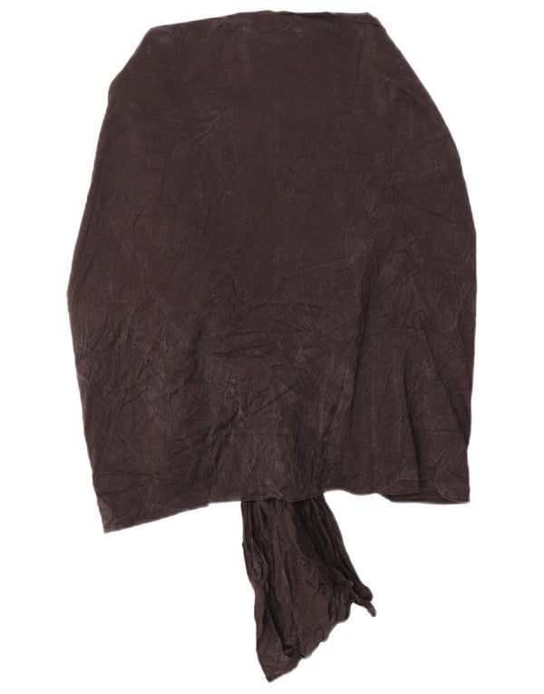Luisa Spagnoli Poncho Wrap Cardigan Top Femei Marime Unică Mătase Neagră