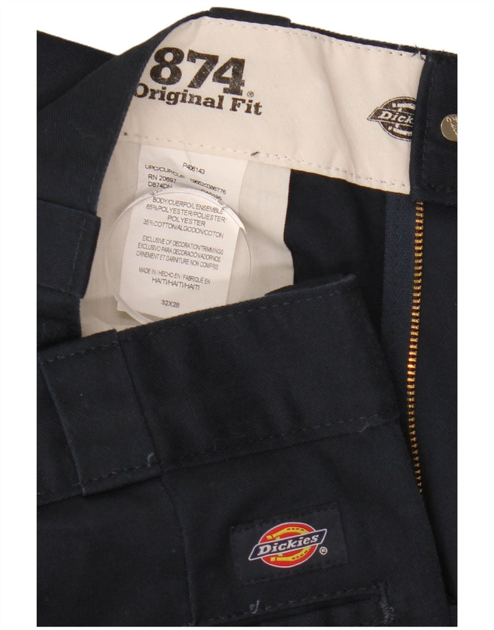 Pantaloni chino drepti pentru bărbați Dickies Original Fit W32 L28 bleumarin