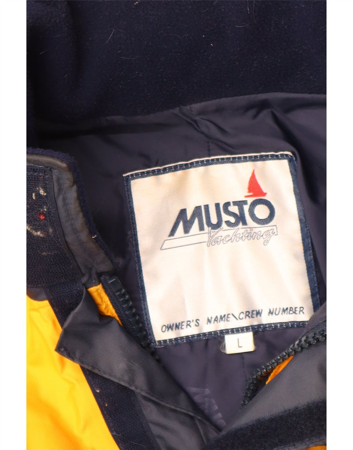 Jachetă de schi Musto pentru bărbați UK 40, mare, galben, din nailon