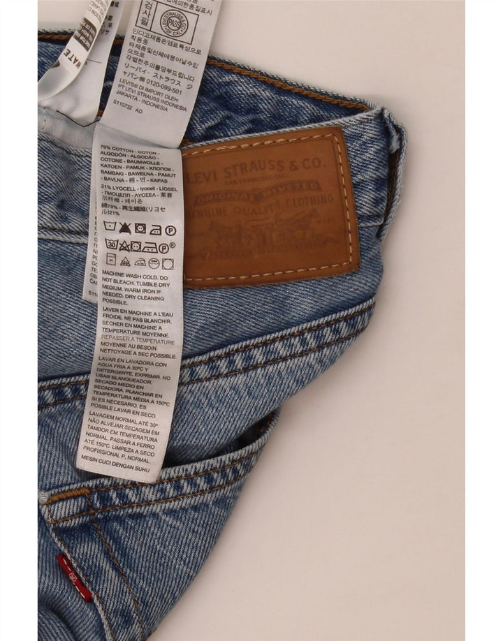 Blugi drepti pentru femei LEVI'S Ribcage W27 L27 Bumbac albastru