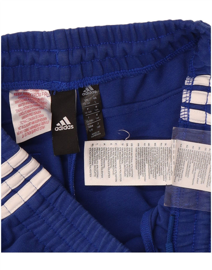 ADIDAS Băieți Pantaloni Trening Pantaloni Joggeri 13-14 Ani Bumbac Albastru