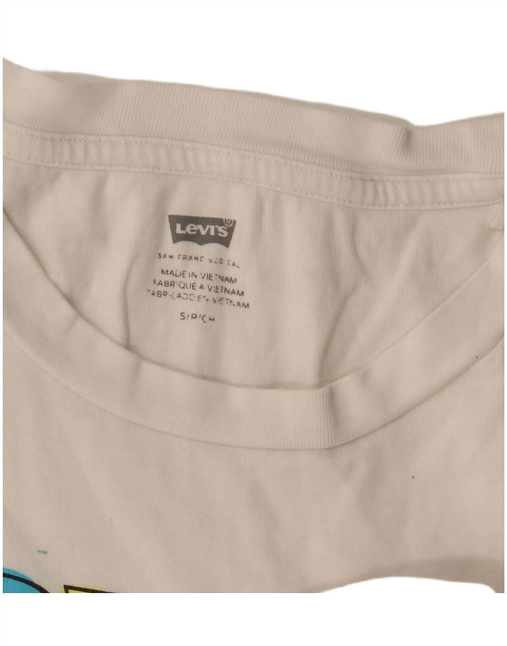 Tricou grafic Levi's pentru femei Top UK 10 Small White