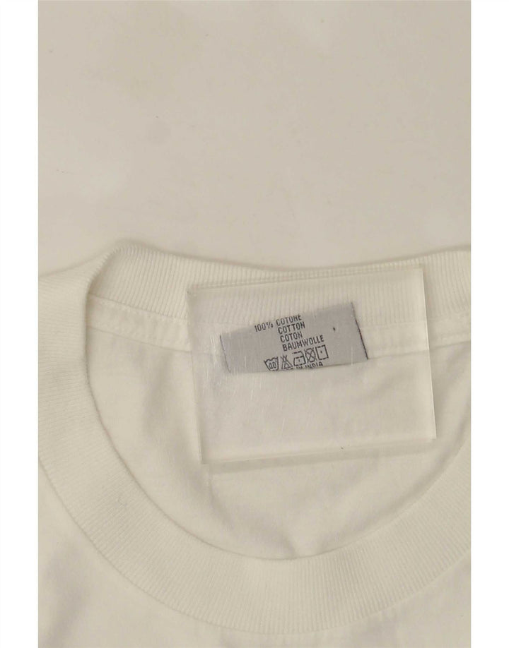Tricou grafic pentru bărbați Fila Top Mediu Alb