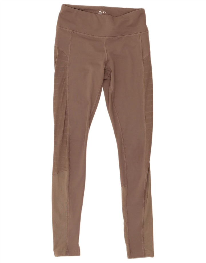 Leggings pentru femei Reebok UK 4/6 XS bej