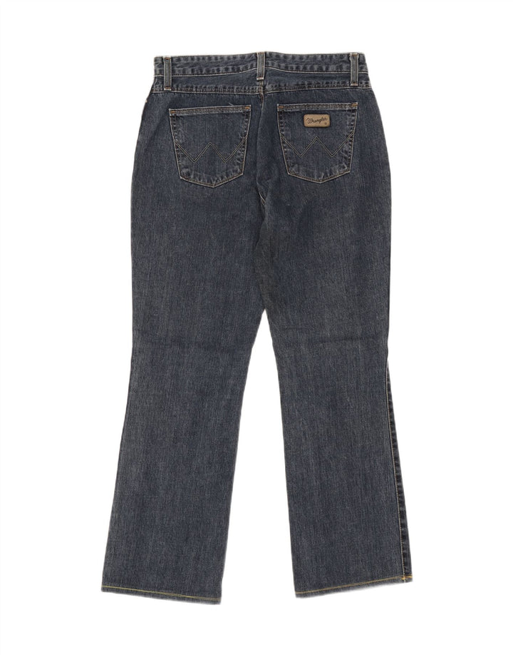 WRANGLER Womens Bootcut Jeans W29 L29 Navy Blue Cotton Vintage Wrangler and Second-Hand Wrangler from Messina Hembry 