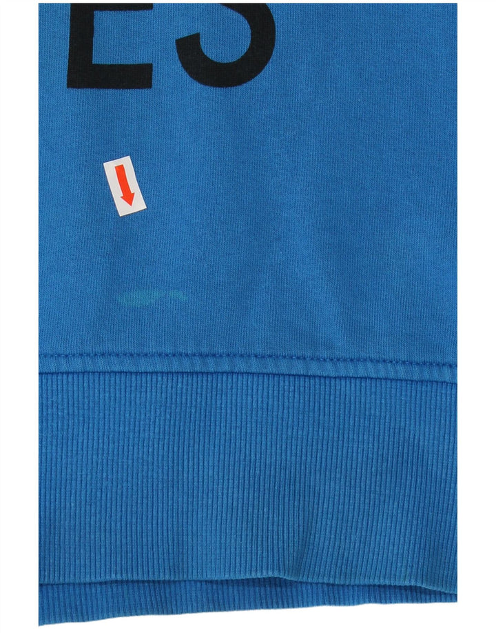 JACK & JONES Pulover grafic pentru bărbați XL Bumbac albastru