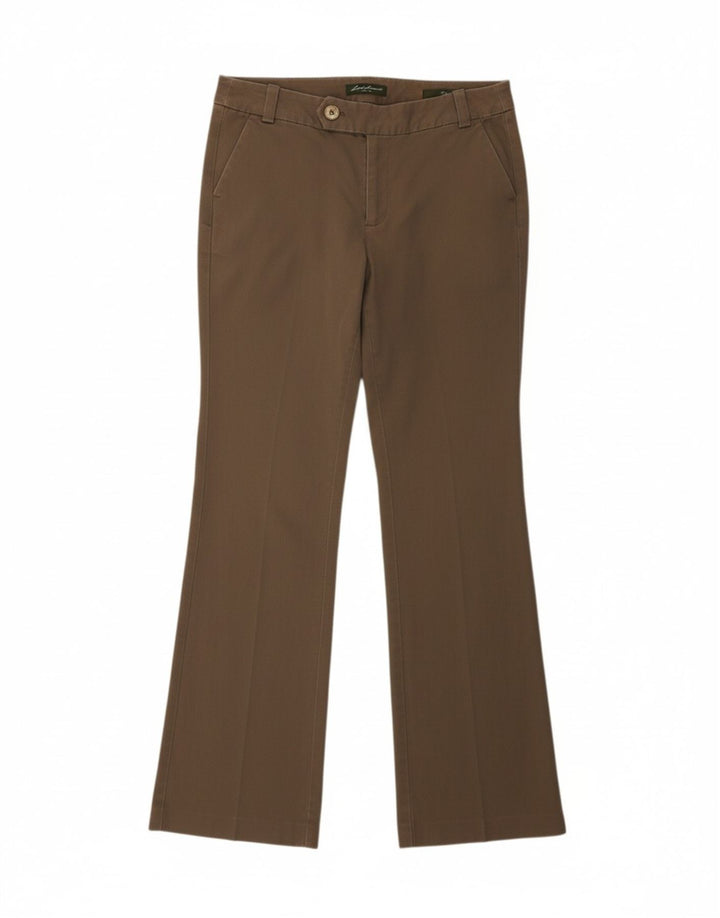 EDDIE BAUER Womens Straight Casual Trousers US 8 Medium W32 L33 Brown Vintage Eddie Bauer and Second-Hand Eddie Bauer from Messina Hembry 