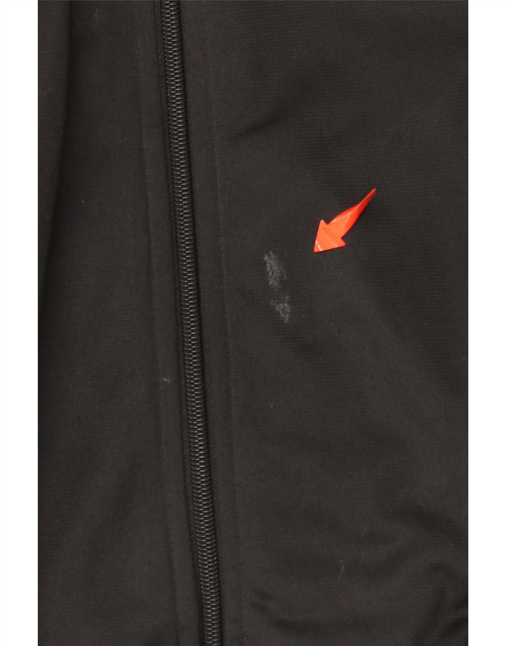 Jachetă de trening grafică REEBOK pentru bărbați, poliester mediu negru