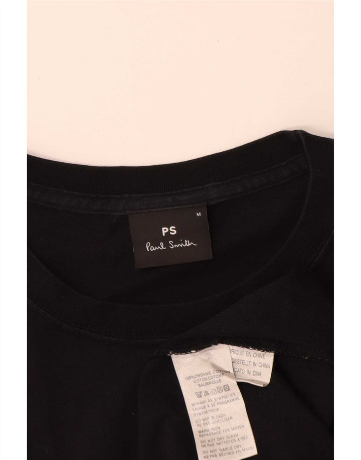 Tricou pentru bărbați Paul Smith Top Mediu Negru Bumbac