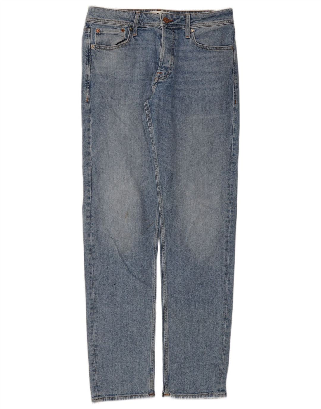 Blugi drepți pentru bărbați Jack & Jones W31 L34 Bumbac albastru