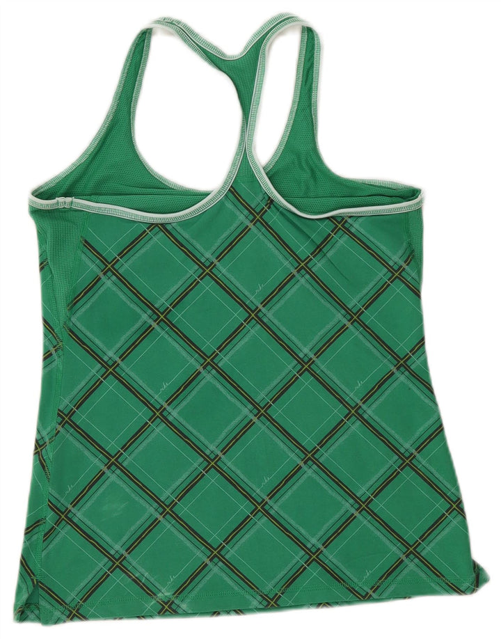 Vestă pentru femei NIKE, Marea Britanie 12/14, verde mediu Argyle/Diamond Bumbac