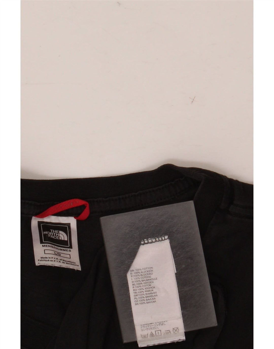 Tricou grafic pentru bărbați THE NORTH FACE Top mare din bumbac negru