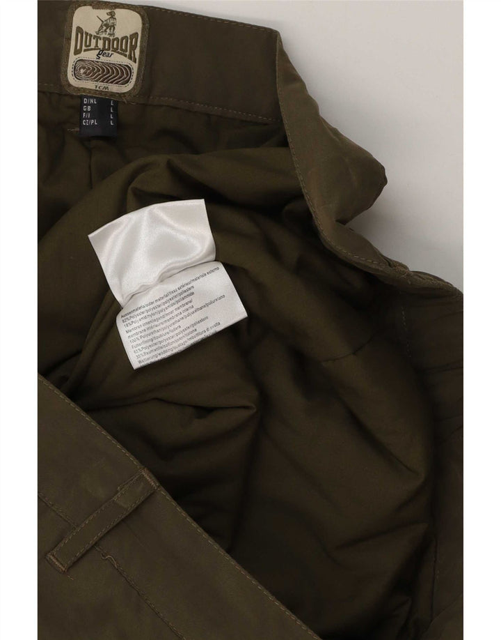 Pantaloni de vânt pentru bărbați, drepti, cargo, TCM L36 L30 Kaki Poliester