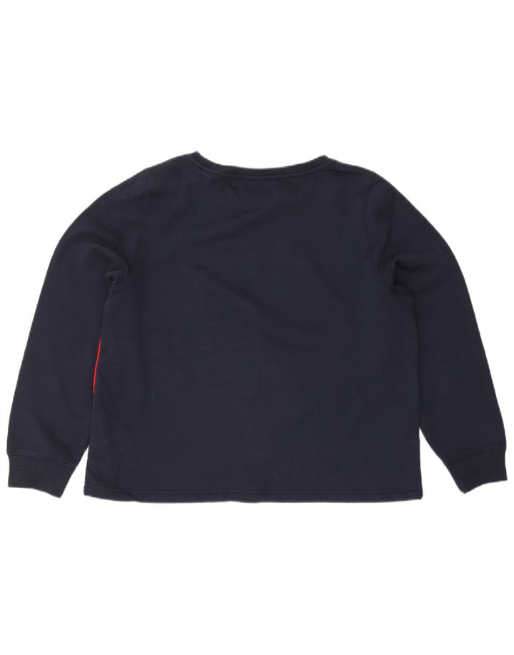 Pulover de hanorac Tommy Hilfiger pentru femei UK 18 XL Bleumarin Colorblock