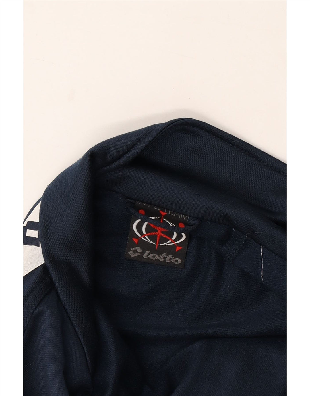 LOTTO Jachetă de trening cu grafică pentru bărbați, XL, bleumarin, color block