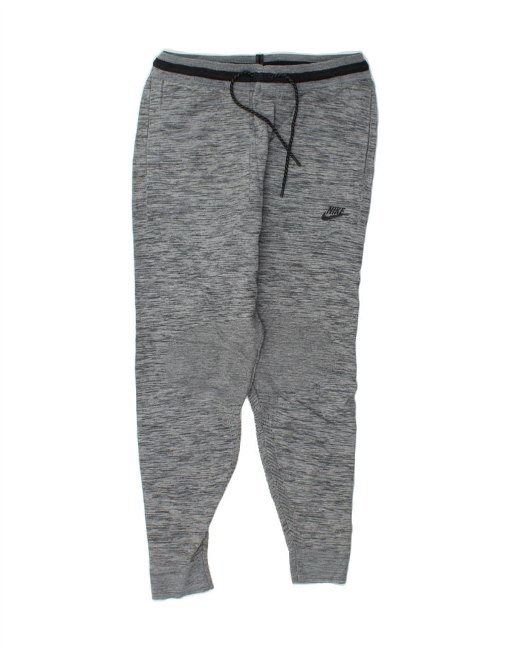 NIKE Mens Tracksuit Trousers Joggers Small  Grey Flecked Cotton Vintage Nike and Second-Hand Nike from Messina Hembry 