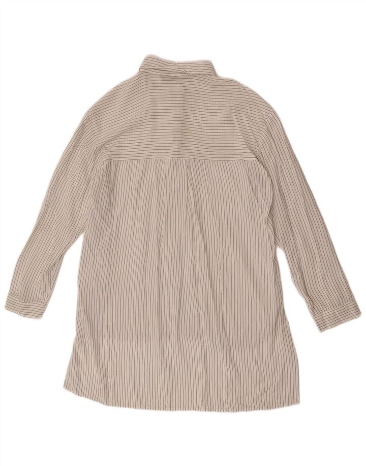 Cămașă pulover pentru femei See Through Zara UK 16, mare, cu dungi alb