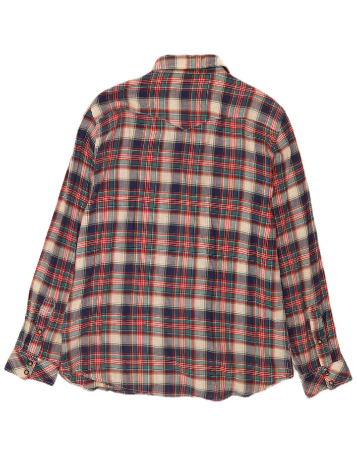Cămașă de flanel pentru bărbați Lee, bumbac cu carouri multicolore