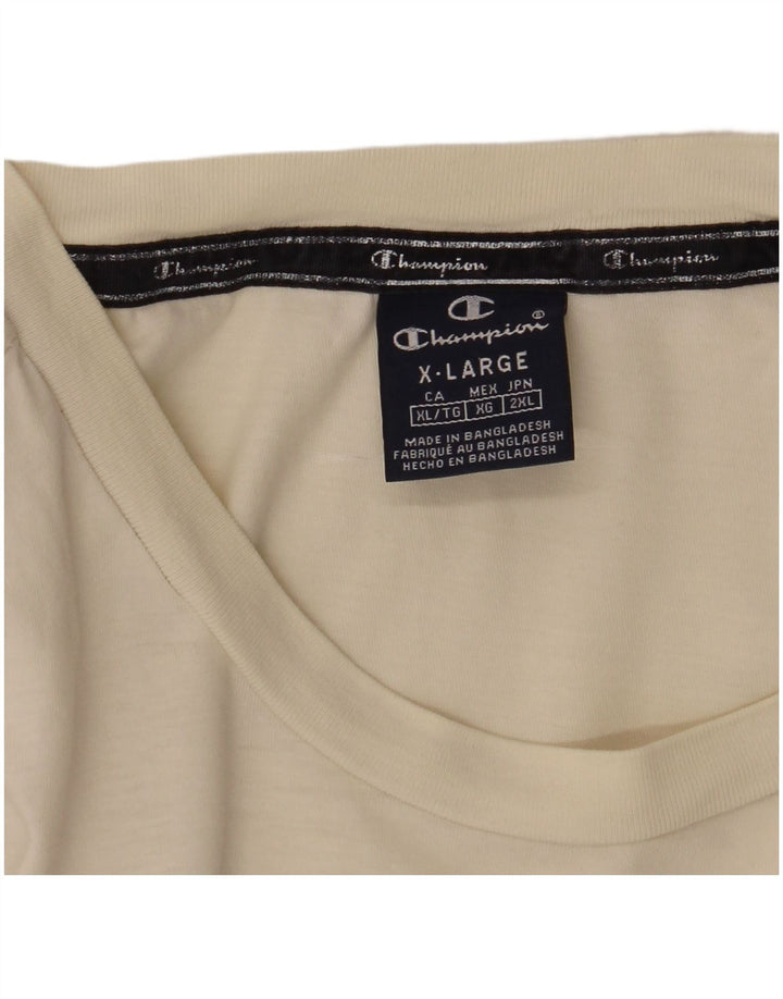 Tricou grafic pentru bărbați Champion Top XL Alb