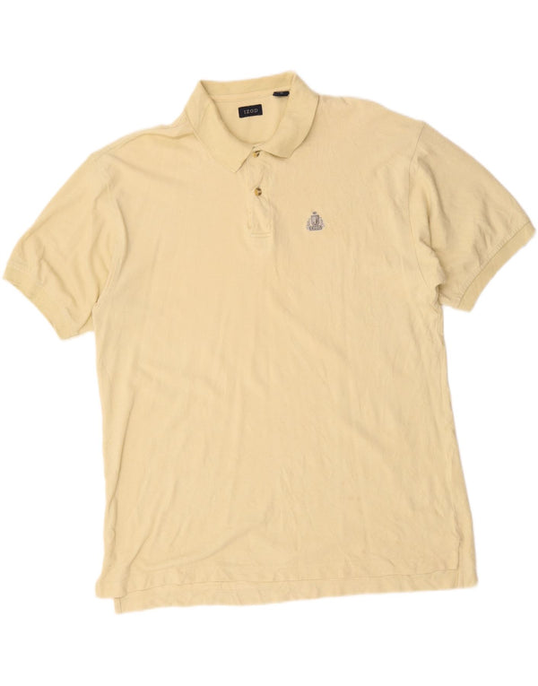 Cămașă Polo Izod pentru bărbați XL Bumbac Galben