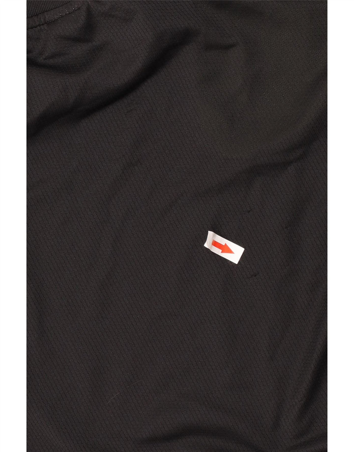 Tricou grafic Adidas pentru băieți Top 9-10 ani poliester negru color bloc