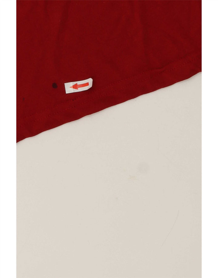 Tricou cu grafic Indiana Adidas pentru bărbați Top XL poliester roșu