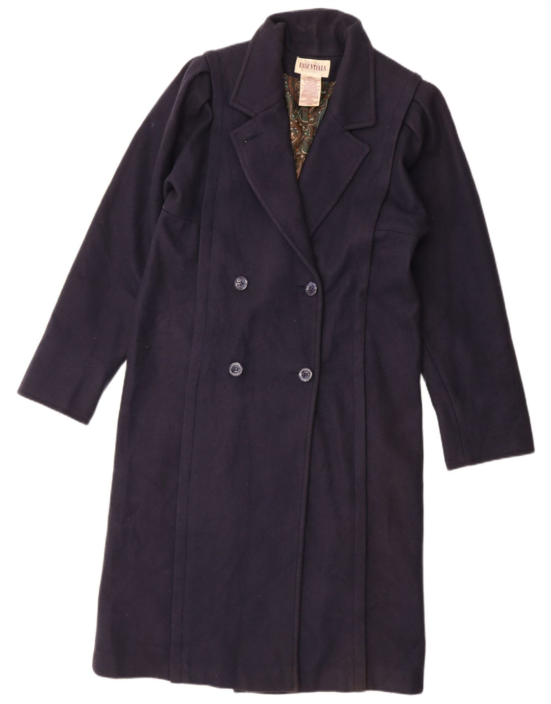 Palton dublu pentru femei Worthington Essentials US 10, mare, bleumarin