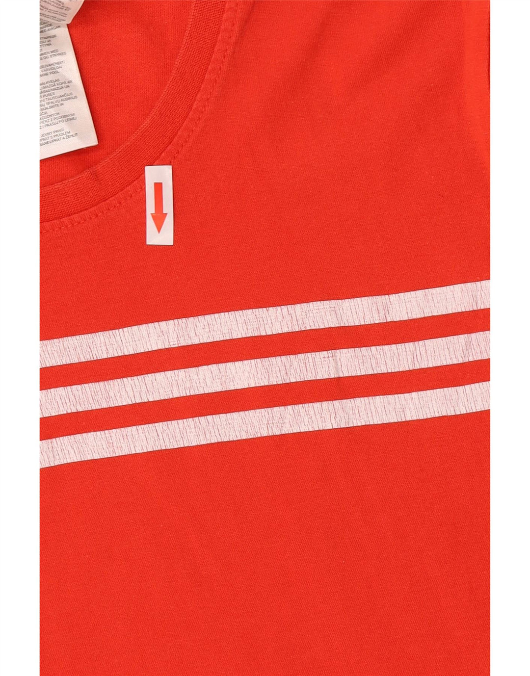 Tricou grafic pentru bărbați Adidas Top, bumbac roșu mediu