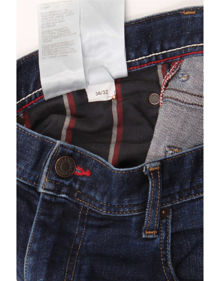 Blugi slim pentru bărbați Tommy Hilfiger W36 L32 bumbac bleumarin