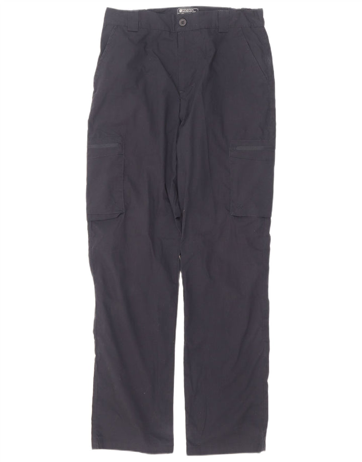 Pantaloni cargo drepti pentru bărbați Mountain Warehouse L30 L31 Poliester bleumarin