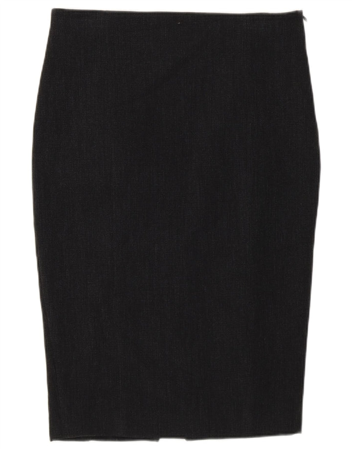 Fusta creion pentru femei Zara Medium W28 Gri Poliester