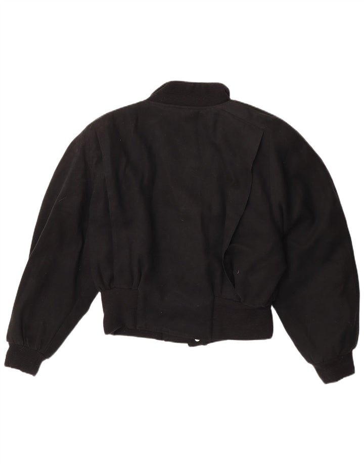 Bomber Vintage pentru femei IT 44 Poliester mediu negru