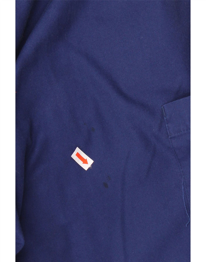 DICKIES Mens Straight Cargo Trousers 3XL W48 L30 Blue Polyester