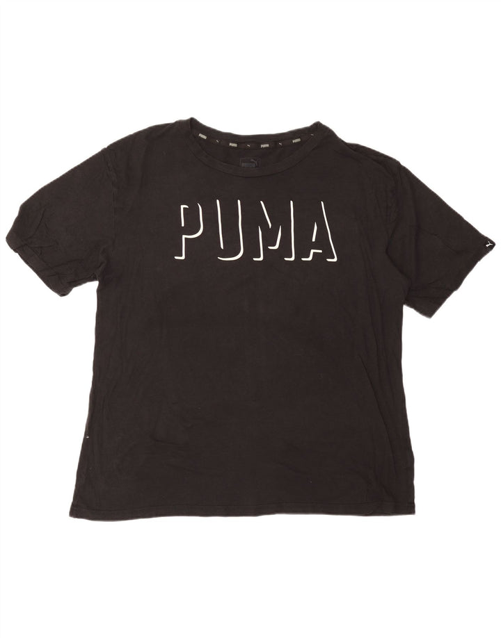 Tricou grafic supradimensionat PUMA pentru femei Top UK 16 Large Black