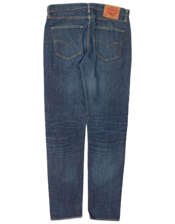 Levi's Mens 512 Slim Tapered Jeans W33 L34 Blue Cotton