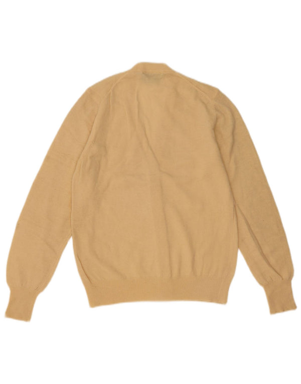 Pulover cardigan pentru femei Benetton IT 46 Lână galbenă mare