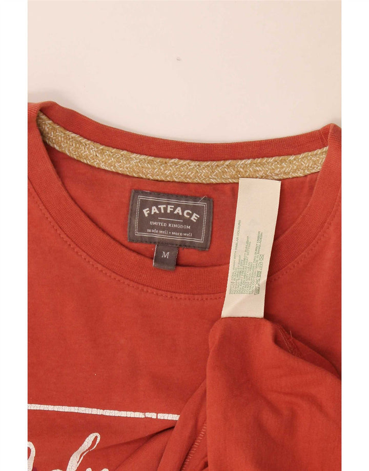 Tricou grafic pentru bărbați Fat Face Top Bumbac roșu mediu