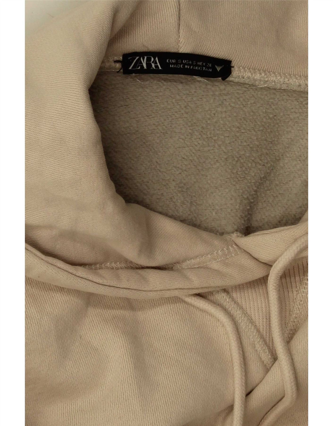 Pulover supradimensionat pentru femei Zara UK 10 Mic Bej